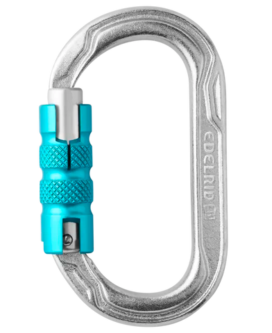 Mosquetón Edelrid Oval Power Steel Triple